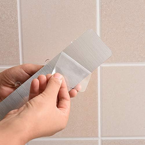 6-in-1 Gold Self Adhesive Wall Hooks | Heavy Duty No Drill Rack