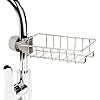 Stainless Steel Adjustable Sink Caddy — Draining Faucet Clamp