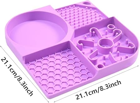 Pet Licking Mat Slow Feeder for Dogs & Cats | Anxiety Relief Silicone Mat