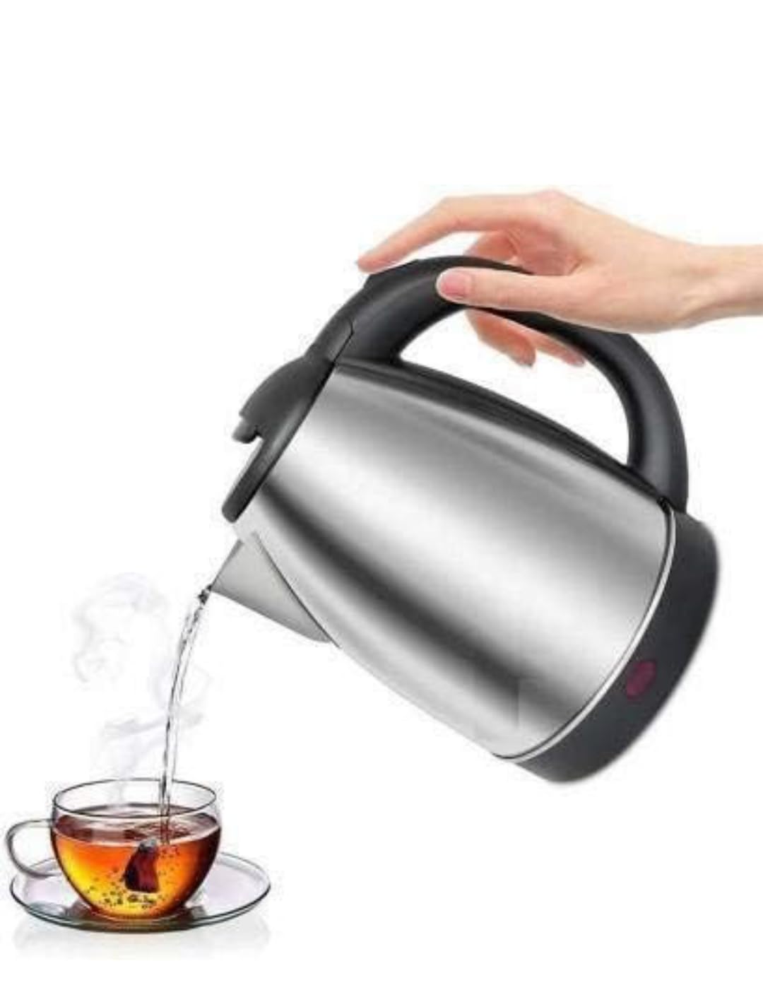 Stainless Steel Electric Kettle 2L | Multipurpose Water & Milk Boiler
