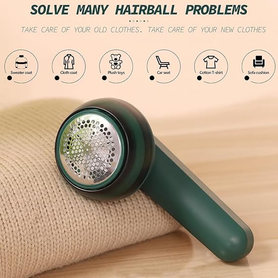 Portable Rechargeable Electric Lint Remover Fabric Shaver for Clothes
