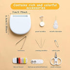 Mini Travel Sewing Kit with Needles, Threads, Scissors & Tools