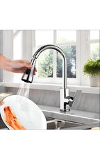 360° Flexible Faucet Extender with 3 Spray Modes for Kitchen Sink