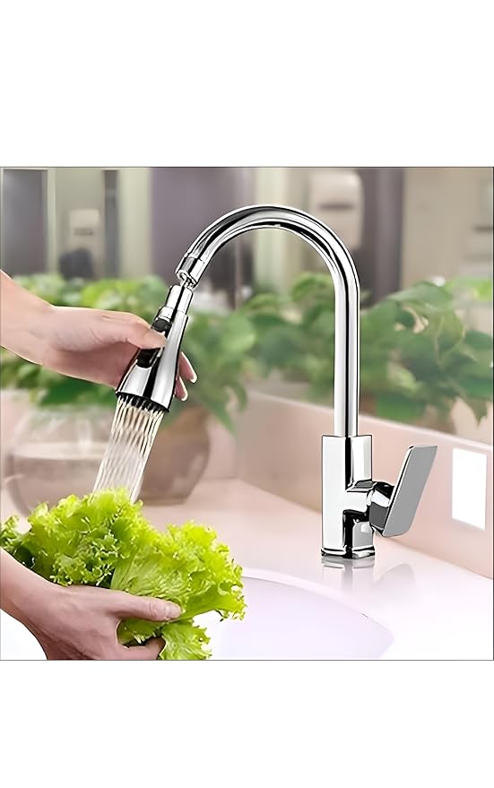 360° Flexible Faucet Extender with 3 Spray Modes for Kitchen Sink