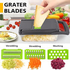 14-in-1 Multipurpose Vegetable & Fruit Chopper with Grater