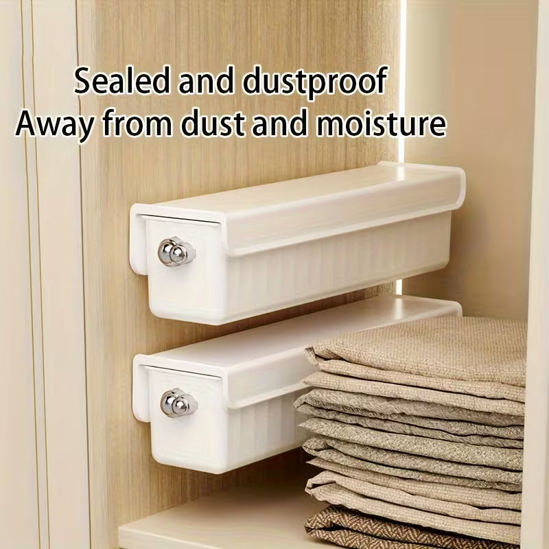 HomeCloud Wall Mount Drawer Socks Organizer – 6 Cell Storage Box