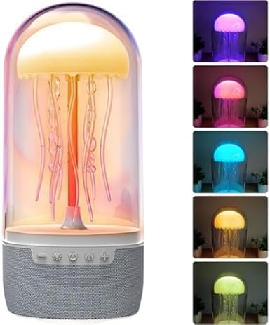 Jellyfish Bluetooth Speaker LED Night Light Mood Lamp