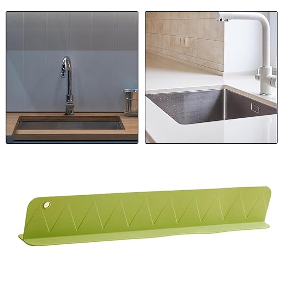 Medium Sink Anti-Splash Silicone Baffle with Suction Cup