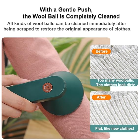 Portable Rechargeable Electric Lint Remover Fabric Shaver for Clothes