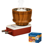 Sheesham Wood Electric Kapoor Dani & Aroma Oil Diffuser Burner