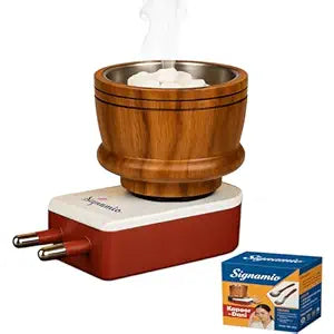 Sheesham Wood Electric Kapoor Dani & Aroma Oil Diffuser Burner